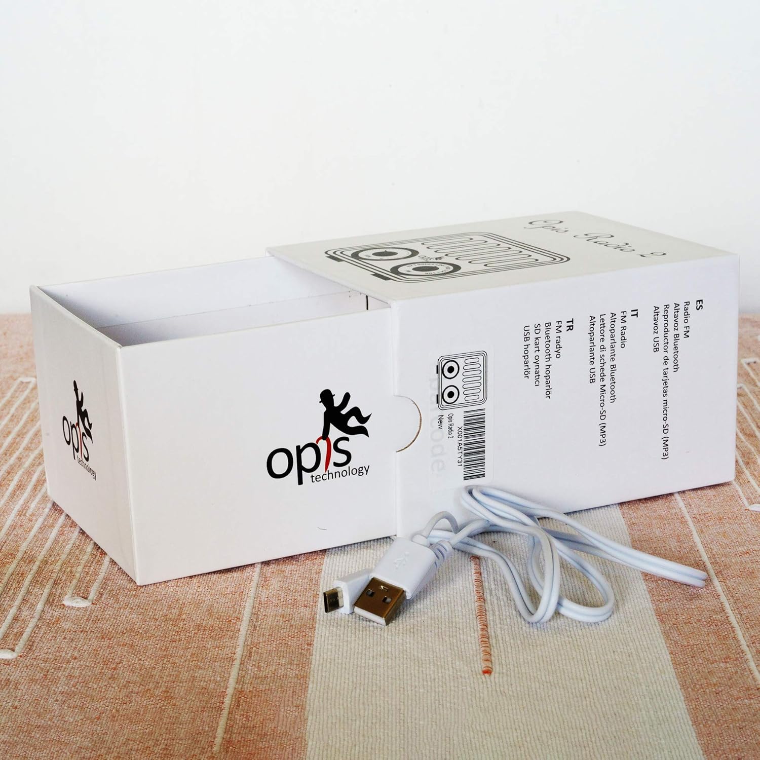 Opis Radio 2: Cassa Bluetooth Legno Ricaricabile - immagine 2