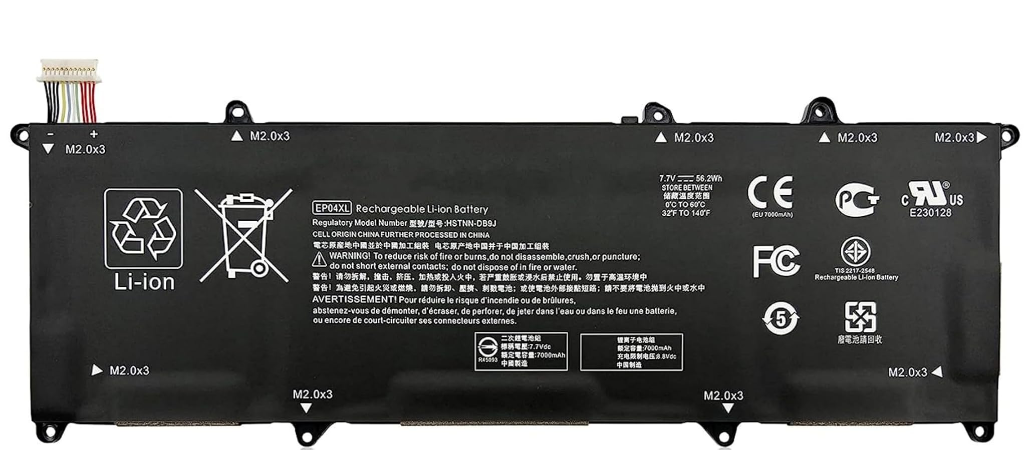 Askc Batteria Laptop per HP Elite Dragonfly G1/G2