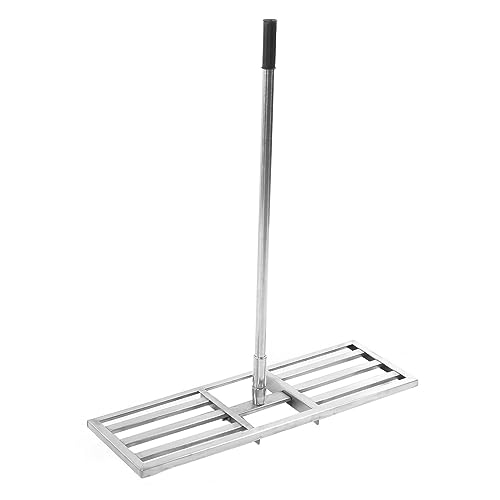 Rastrello per Erba in Acciaio Inox Telescopico