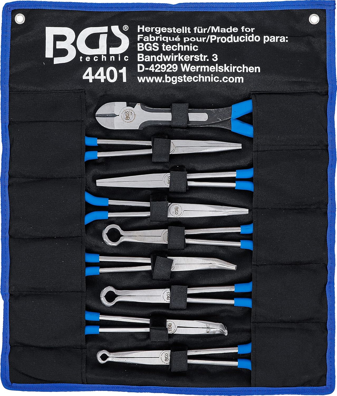 Bgs 4401 - Set di Pinze Extra Lunghe 9 Pezzi - immagine 6