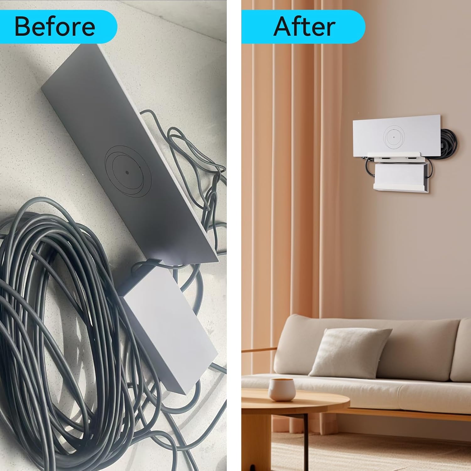 Shinar Staffa Parete per Router Mesh Starlink Gen 3, Bianco - immagine 4