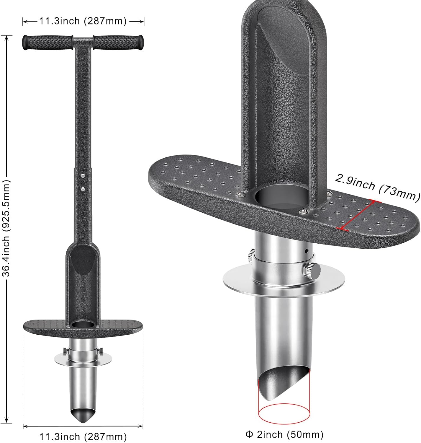 Strumento per Trapiantare Erba con Manico Lungo - immagine 6