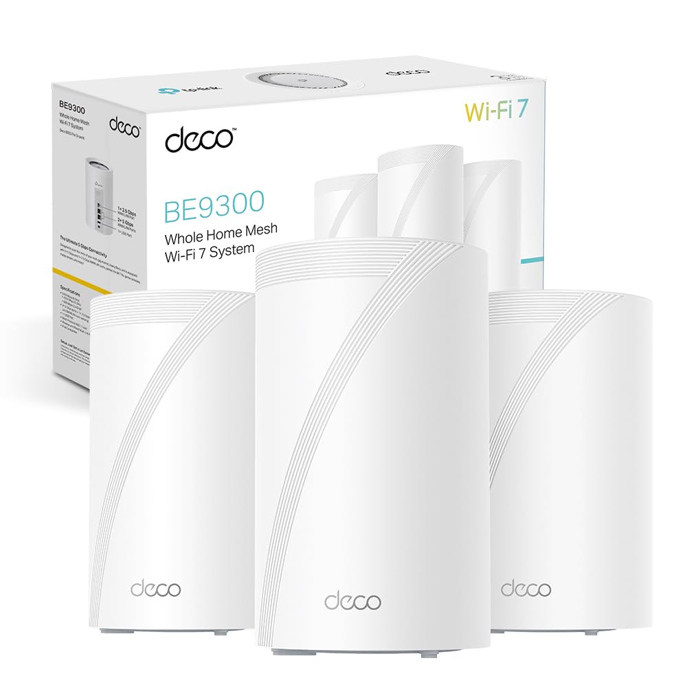 Tp-link WiFi 7 Deco BE65 Pro - Router Mesh Tri-Band 3 Pezzi