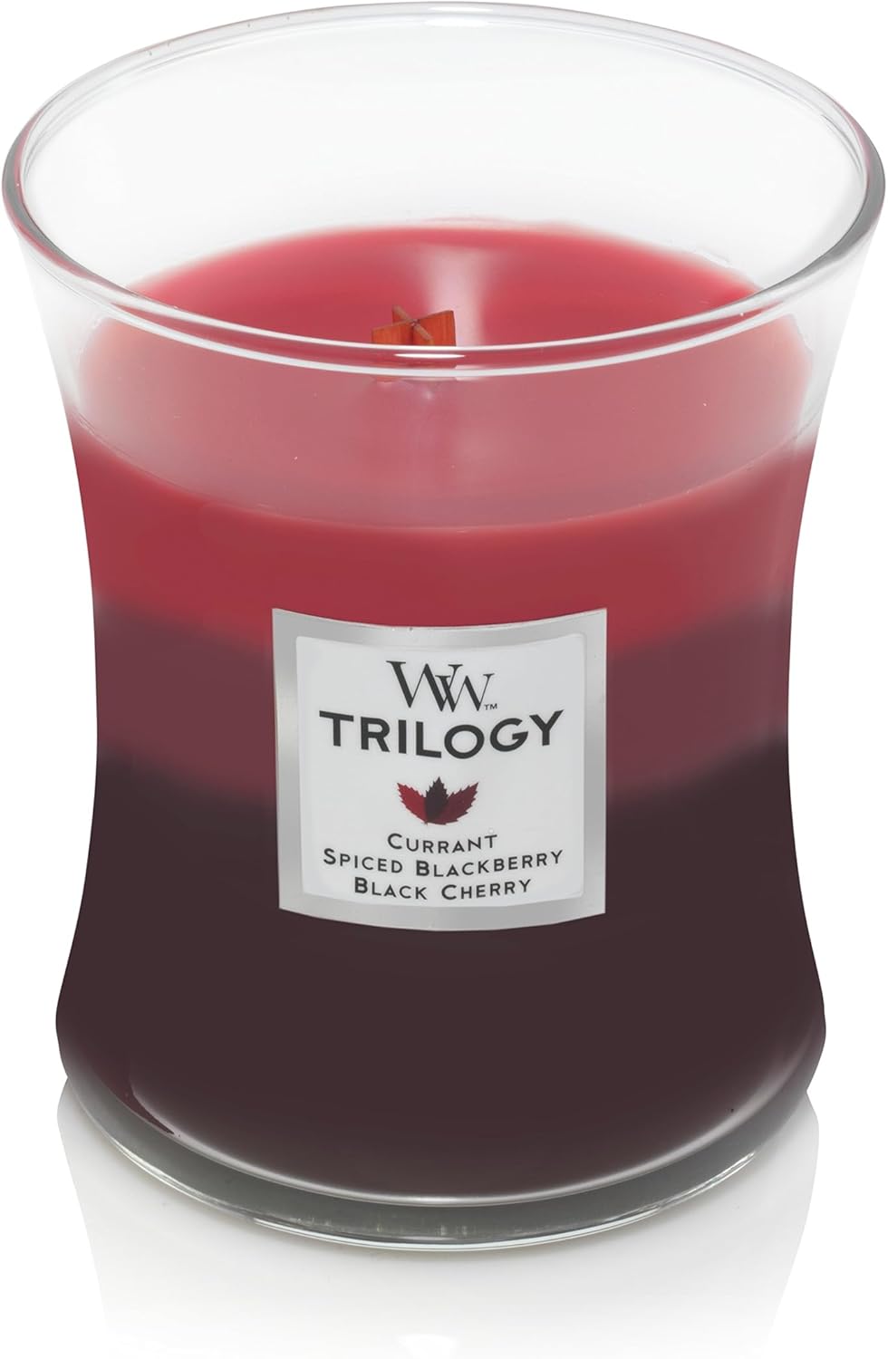 Woodwick Trilogy Candela Media - Frutti di Bosco - immagine 3