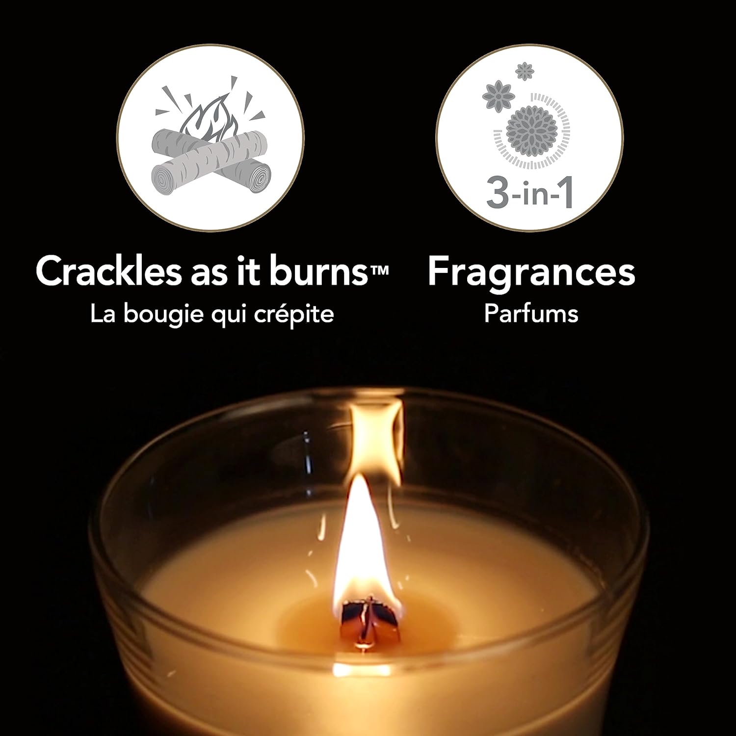 Woodwick Trilogy Candela Media - Frutti di Bosco - immagine 4