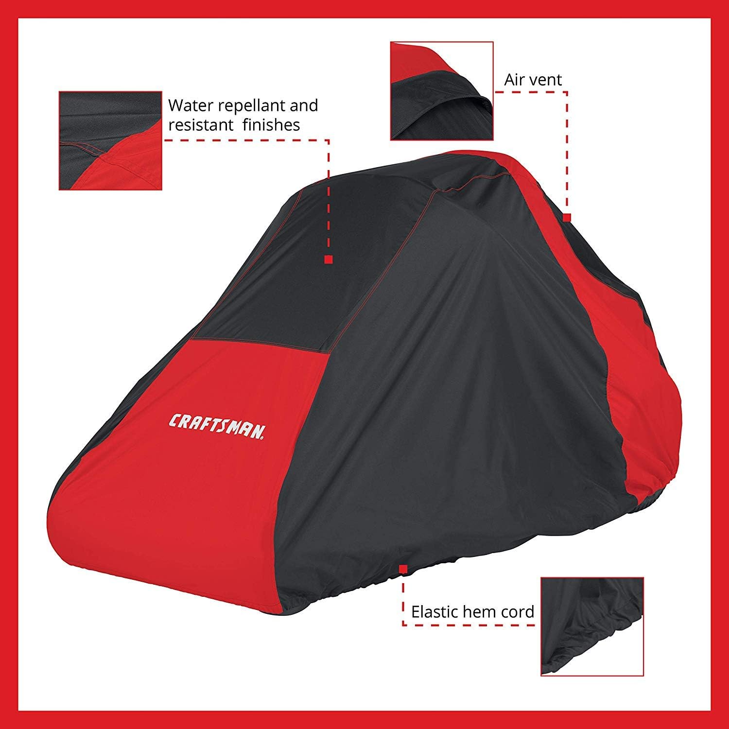 CRAFTSMAN Riding Zero Turn - Copertura per tosaerba, grande - immagine 3