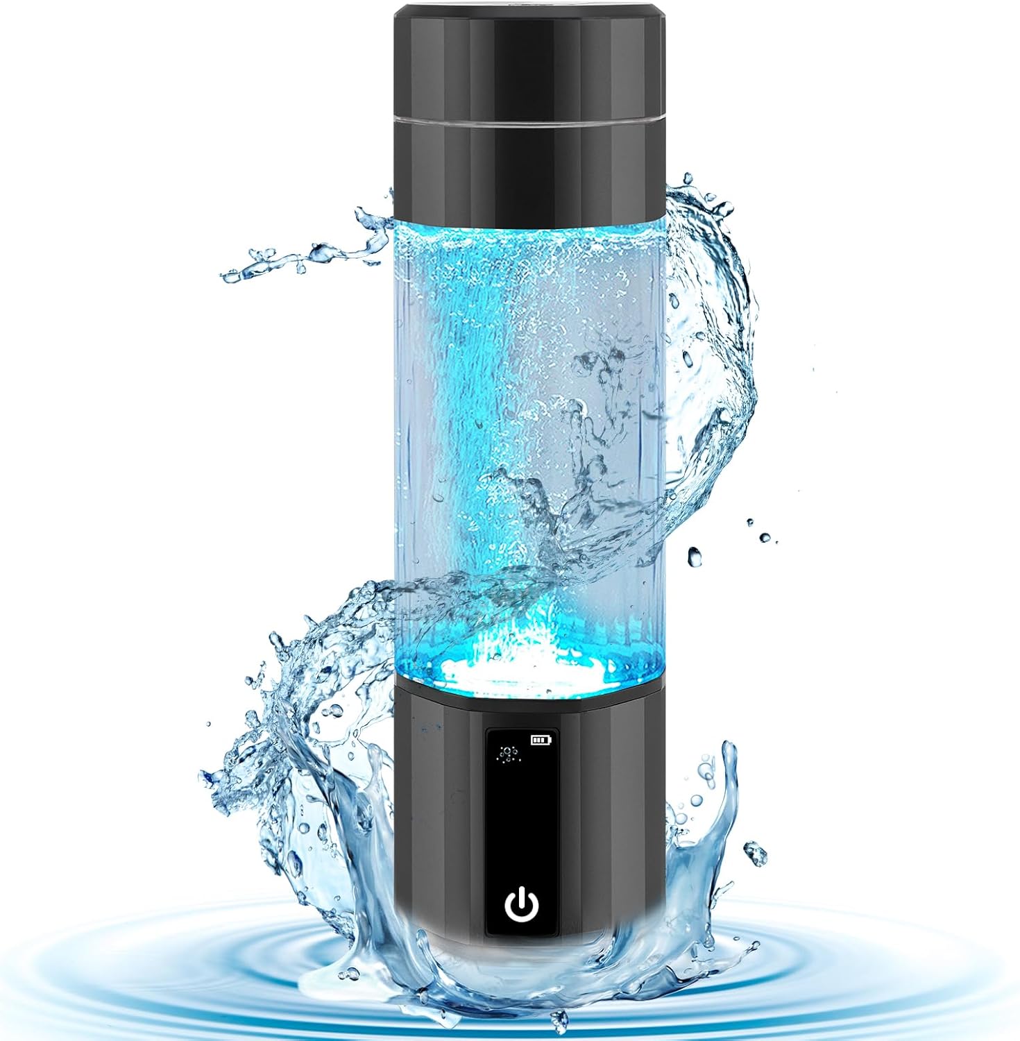 Bottiglia Acqua Idrogeno 9800ppb Elettrolisi Rapida 208ml