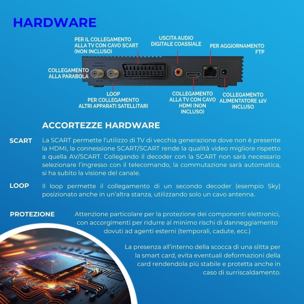 Digiquest Decoder Tivùsat Ti9 DVB-S2 - immagine 6