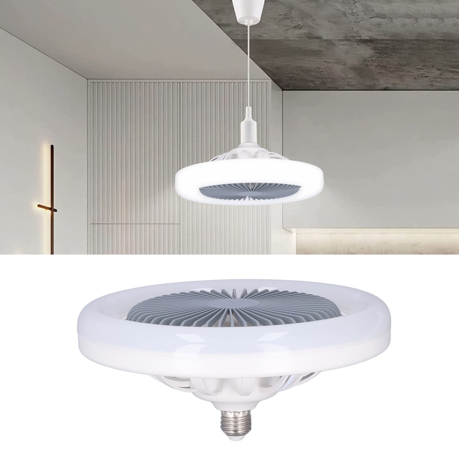 Ventilatore da Soffitto con Lampada LED Orientabile 30W