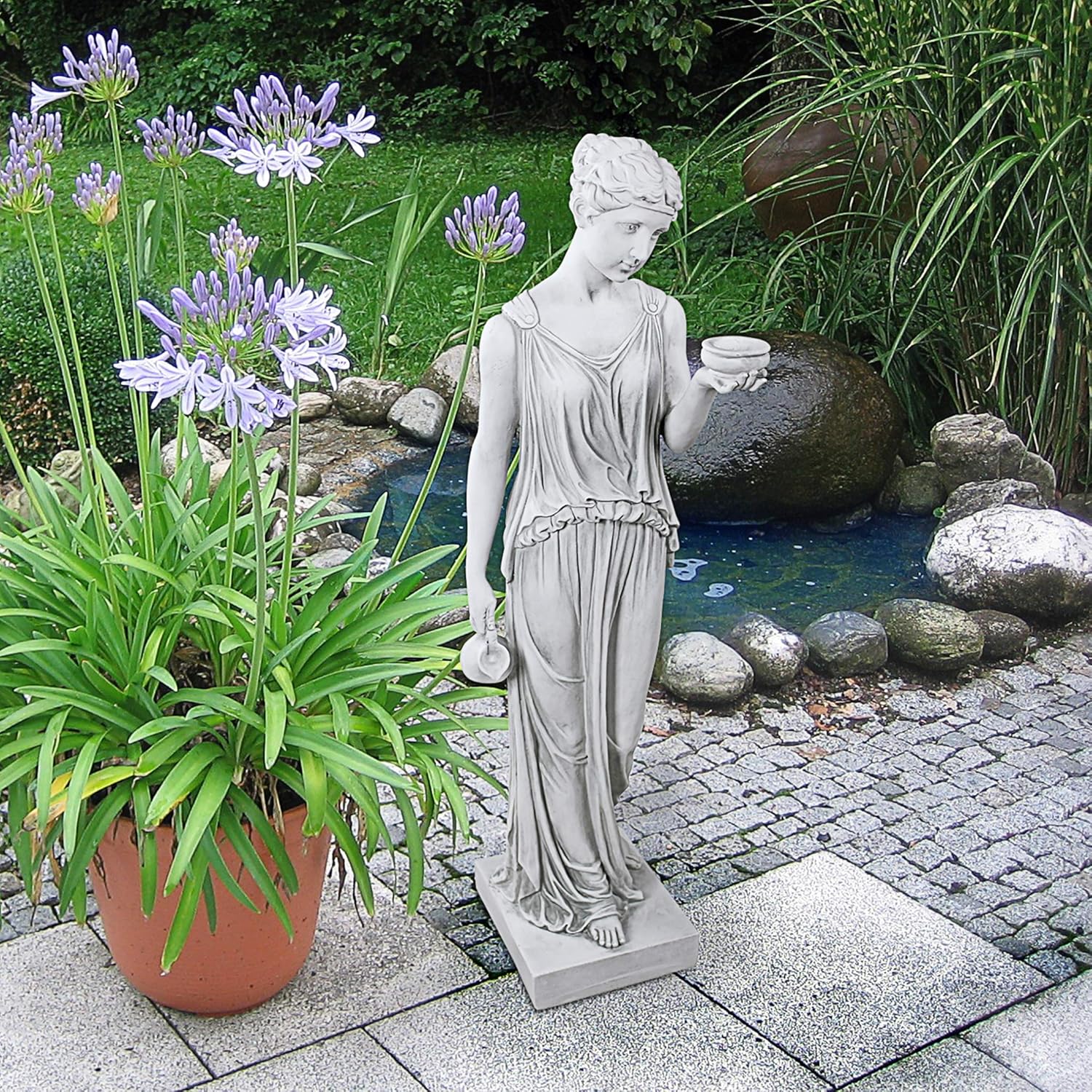 Design Toscano Ebe - Statua Greca da Giardino 81 cm - immagine 6