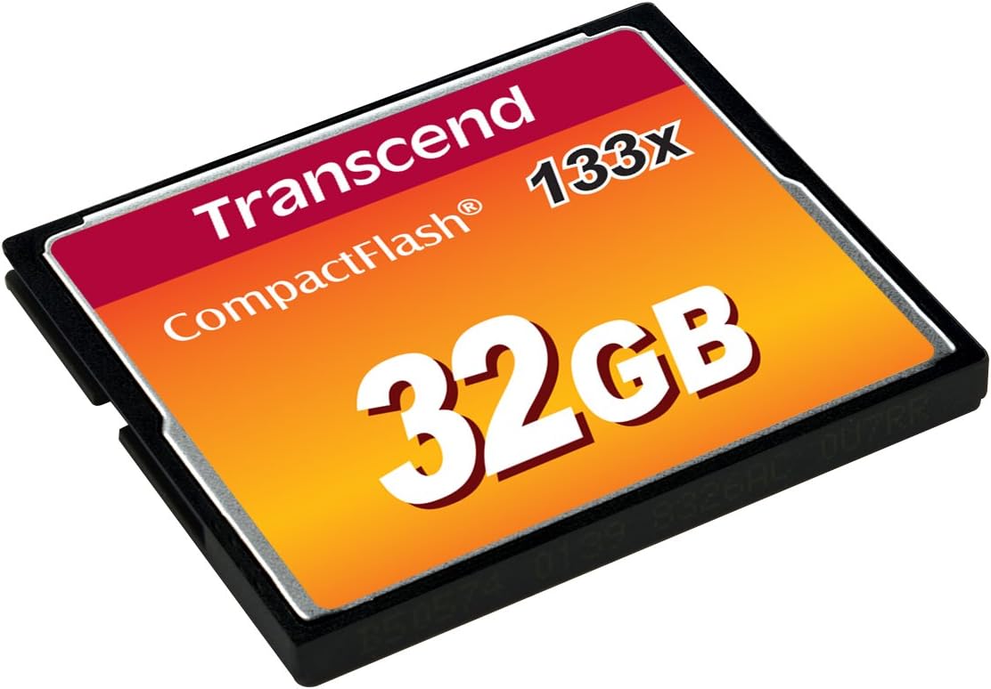 Transcend Compact Flash 133x TS32GCF133 Scheda di Memoria, 32 GB - immagine 2