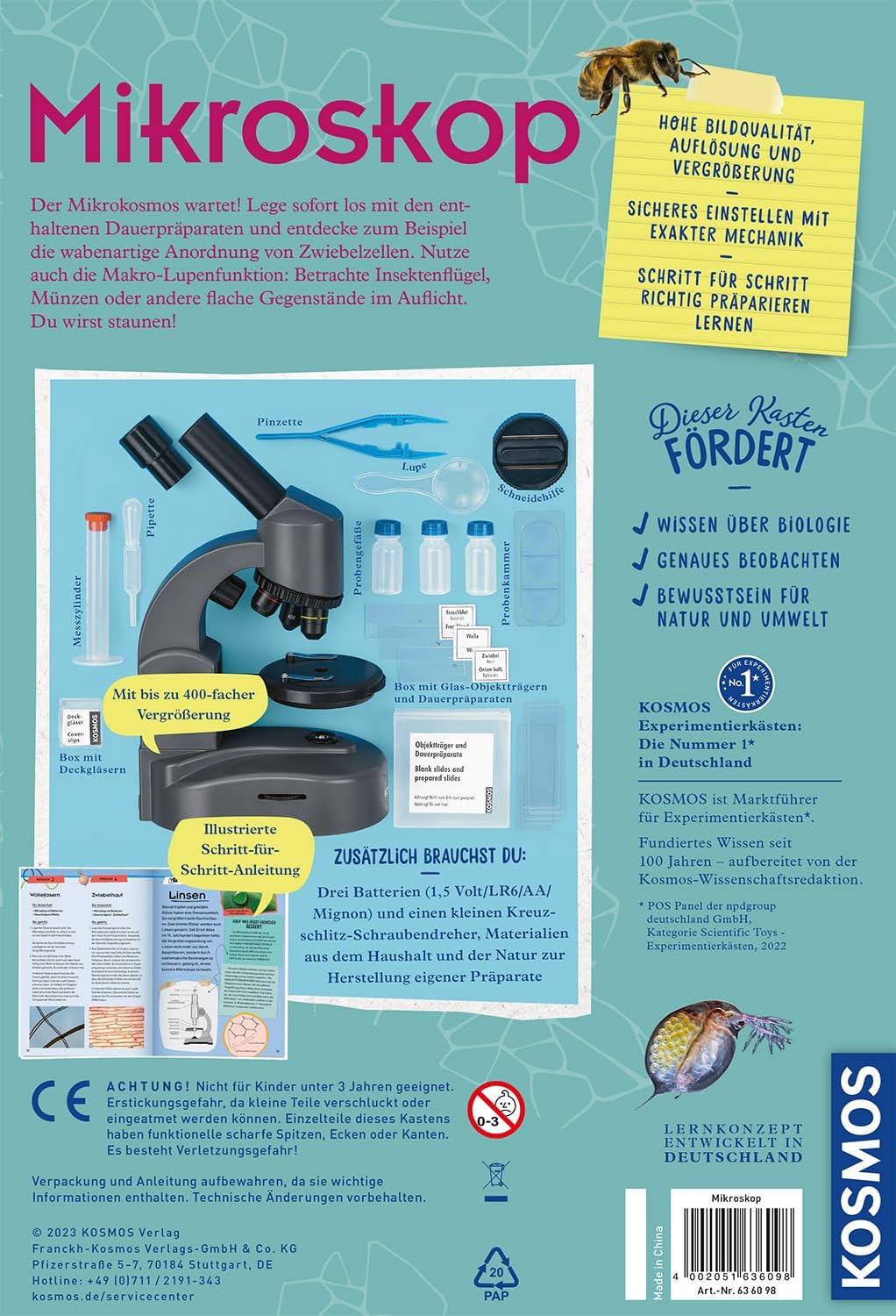 KOSMOS 636098 - Cassetta per esperimenti per bambini, colore: Bianco - immagine 7