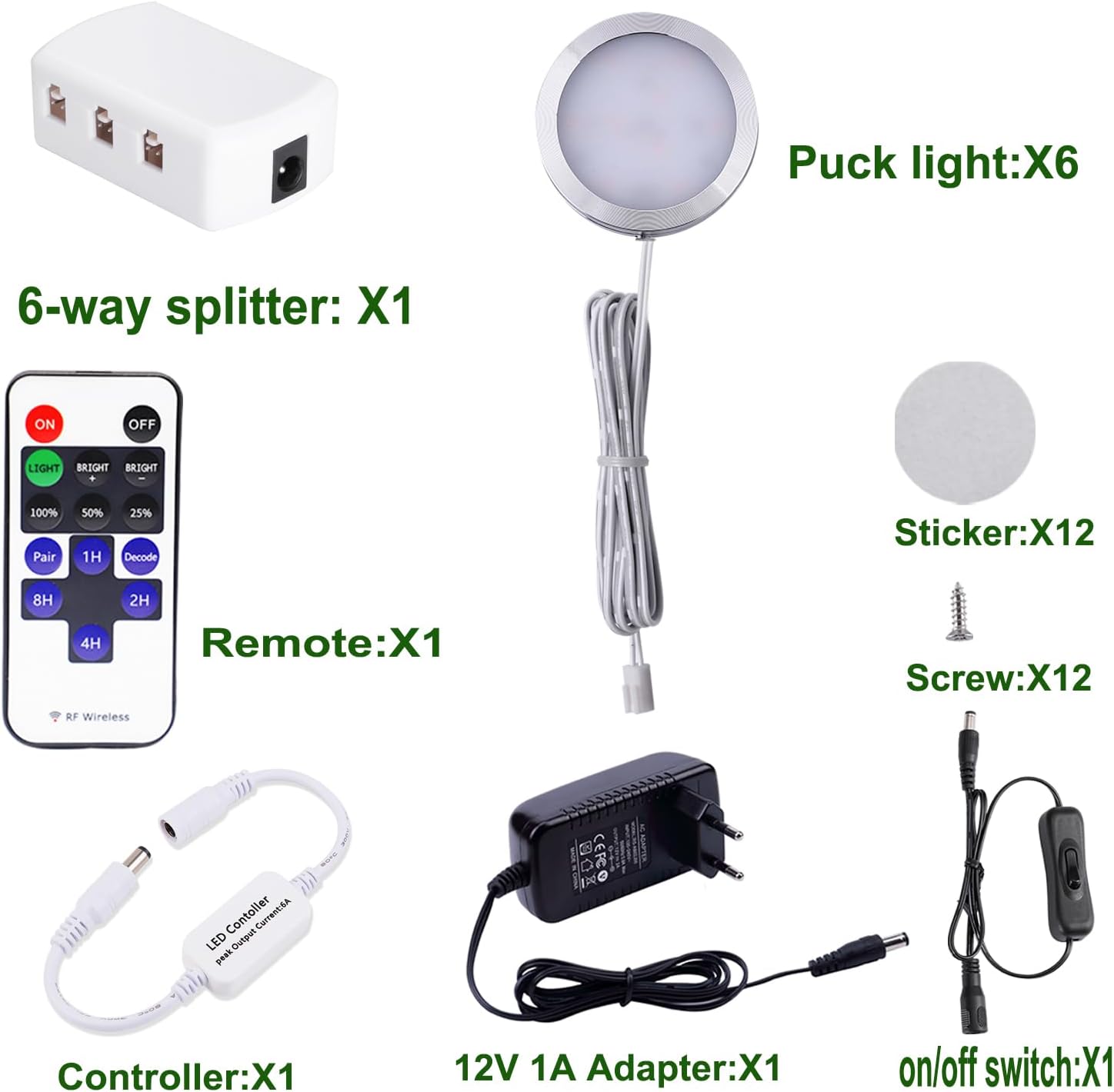 Aiboo LED Luce Sottopensile Cucina Dimmerabile - immagine 2