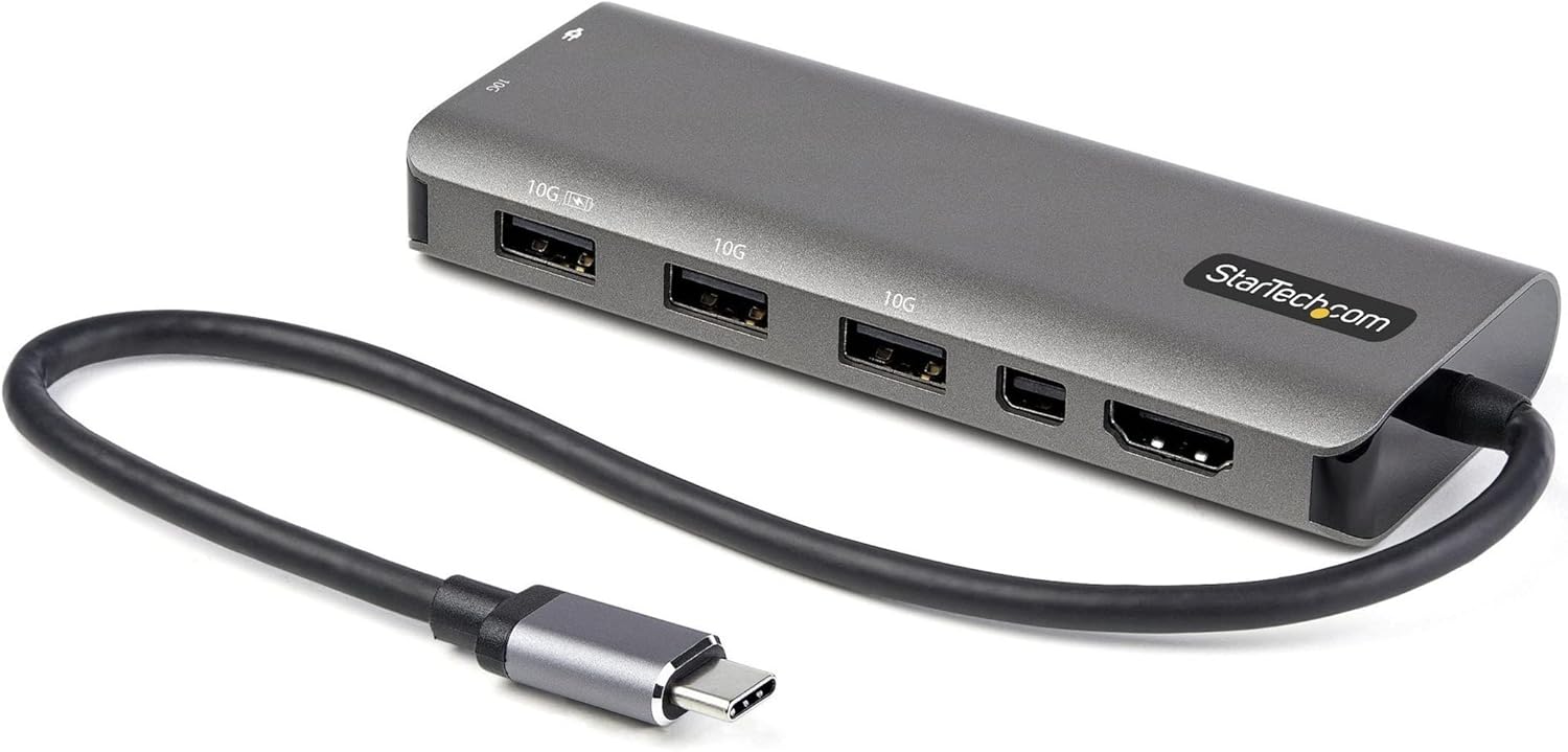 Startech.com Adattatore Multiporta USB-C a HDMI/Mini DP 4K - immagine 1