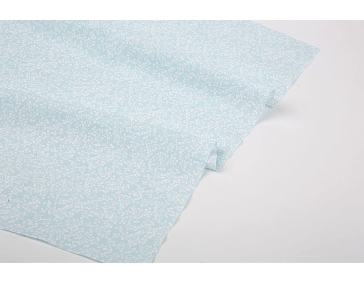 Dailylike Tessuti cotone, Fiori di ghiaccio, 14m