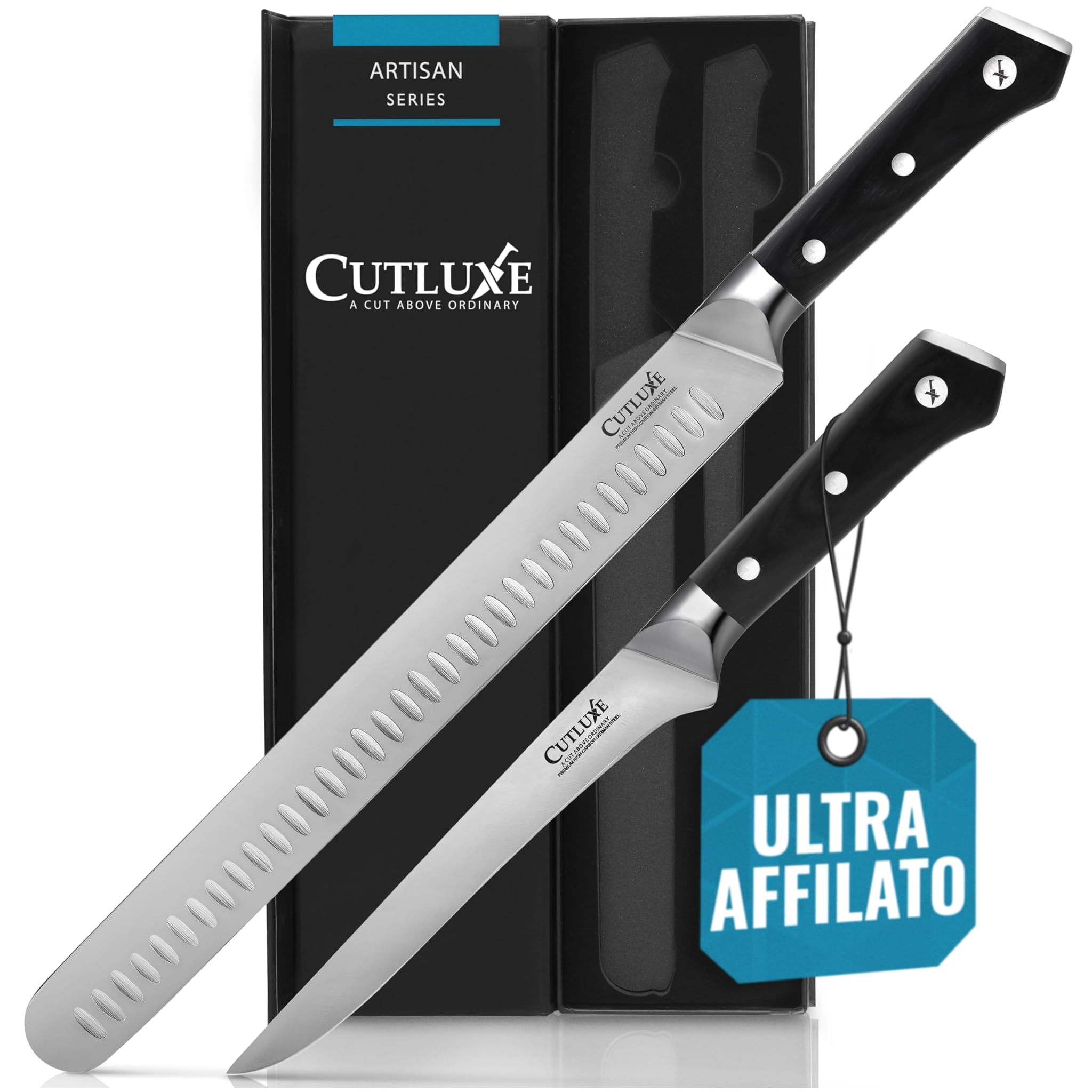 Cutluxe Set Coltelli Cucina Professionali BBQ (2 pezzi)