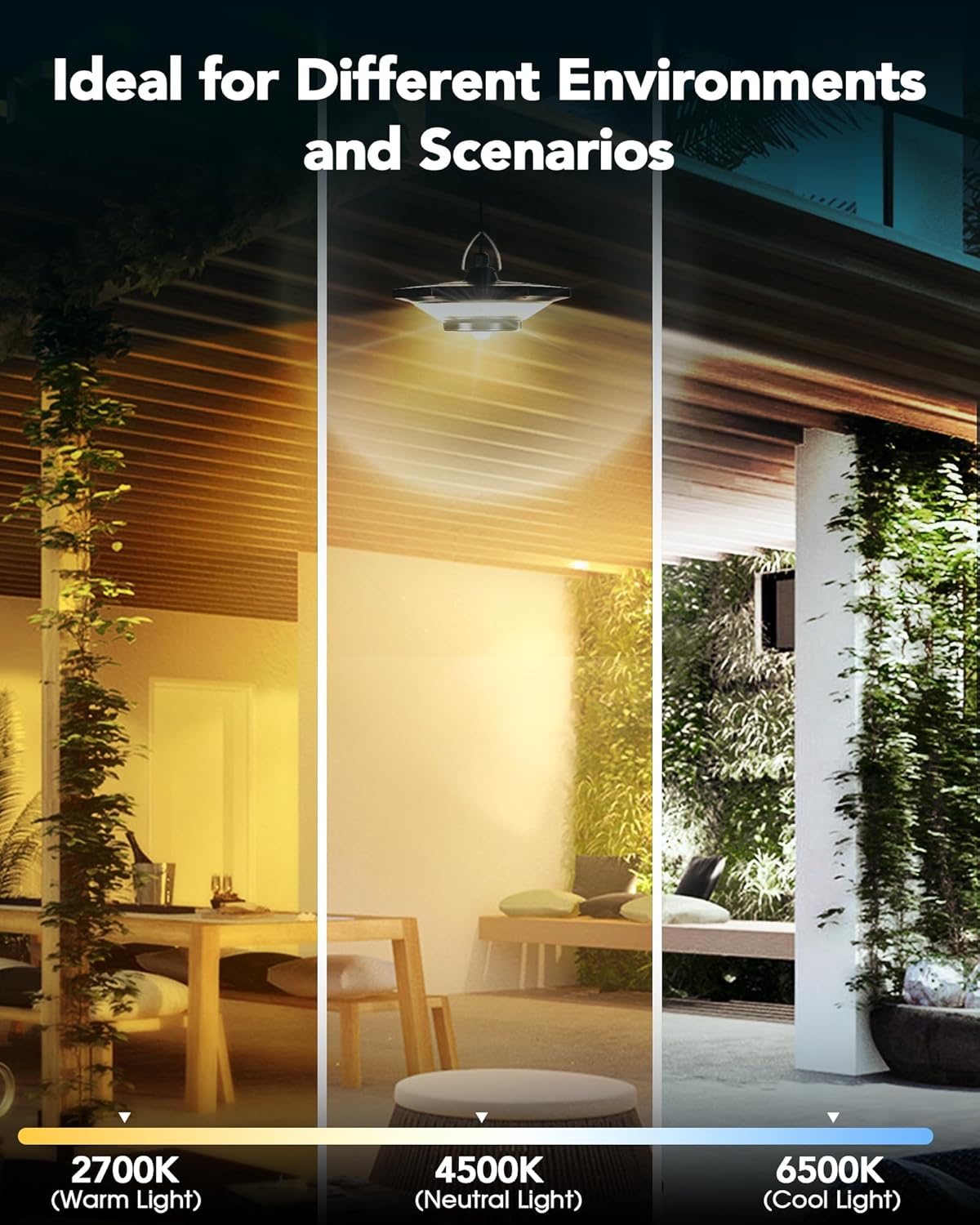 Fabstyl Lampada Solare Interni/Esterni 228LED 4000LM - immagine 4