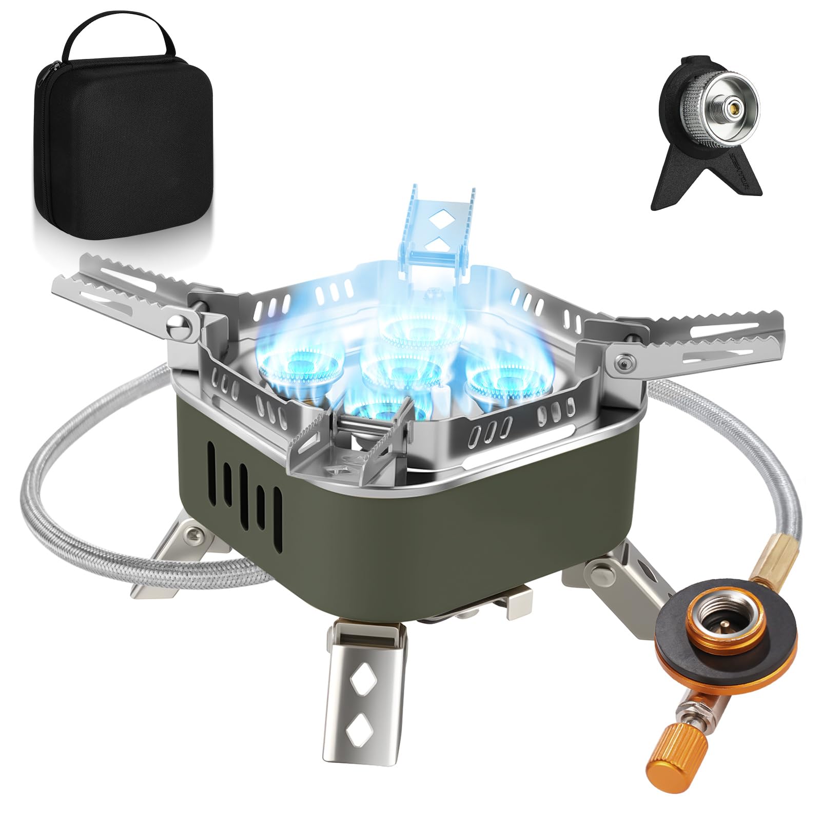 Adiwo Fornello da Campeggio Pieghevole 15800W