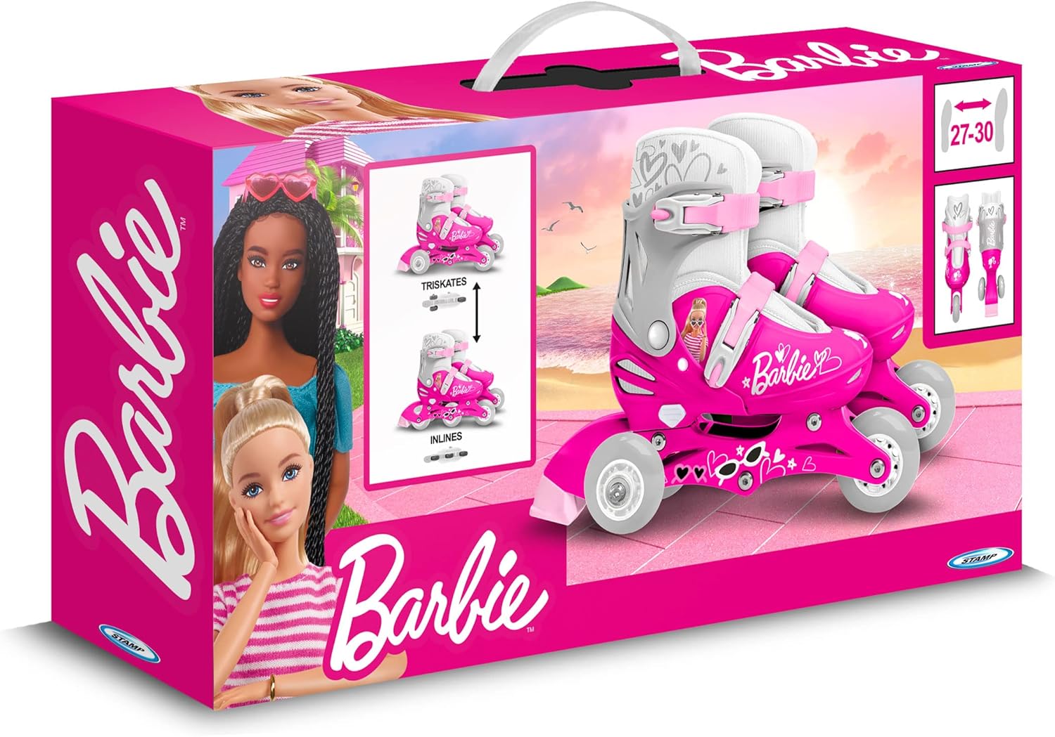 Triskates - Rulli per barbie 27-30, colore: rosa - immagine 4