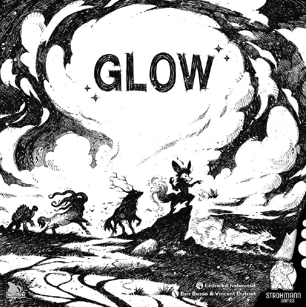 Glow - Gioco di Carte per Famiglia, Nero