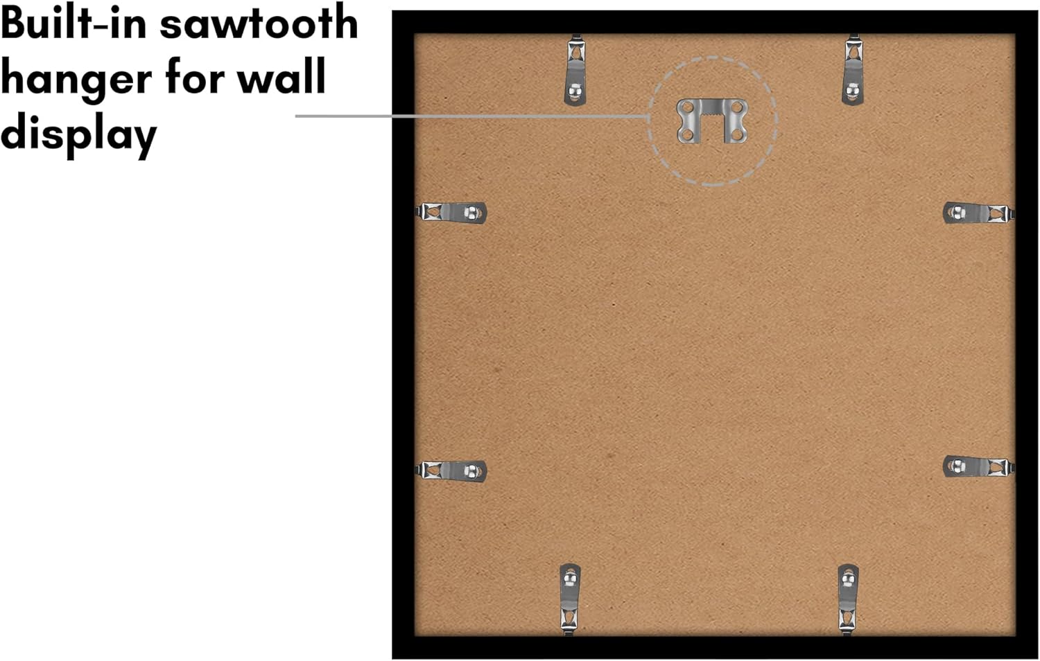 Americanflat Set Cornici Nere 15x15 cm - immagine 5