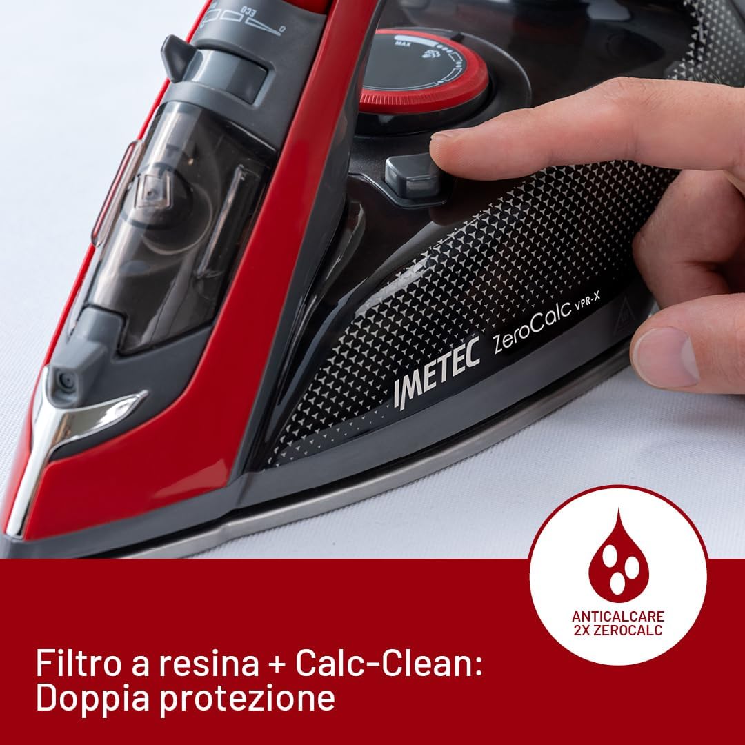 Imetec Zerocalc VPR-X - Ferro da Stiro a Vapore 2600W - immagine 4