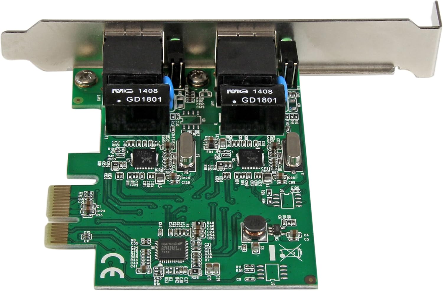 Startech.com Scheda Rete Ethernet PCI Express 2 Porte 1 Gbps - immagine 2