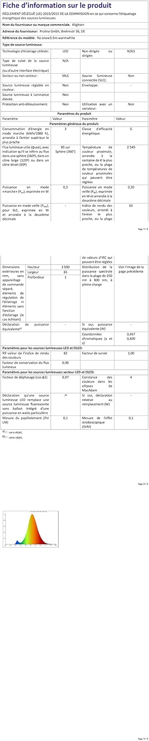 Klighten Tenda Luci LED 3.5x0.65m 96 LED Bianco Caldo - immagine 10