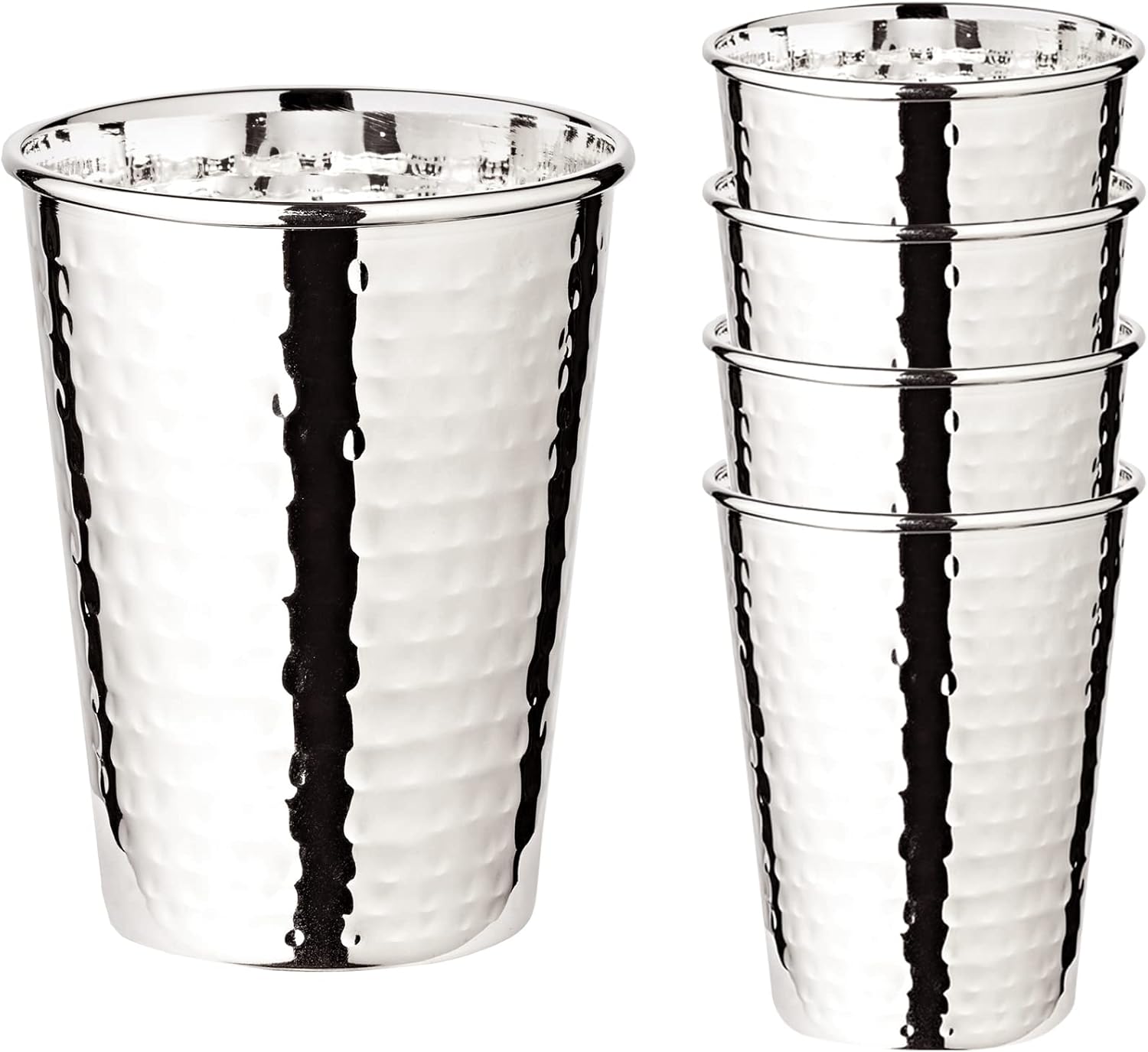 Edzard Set 4 Tazze da Bere Mido Placcate Argento - immagine 1