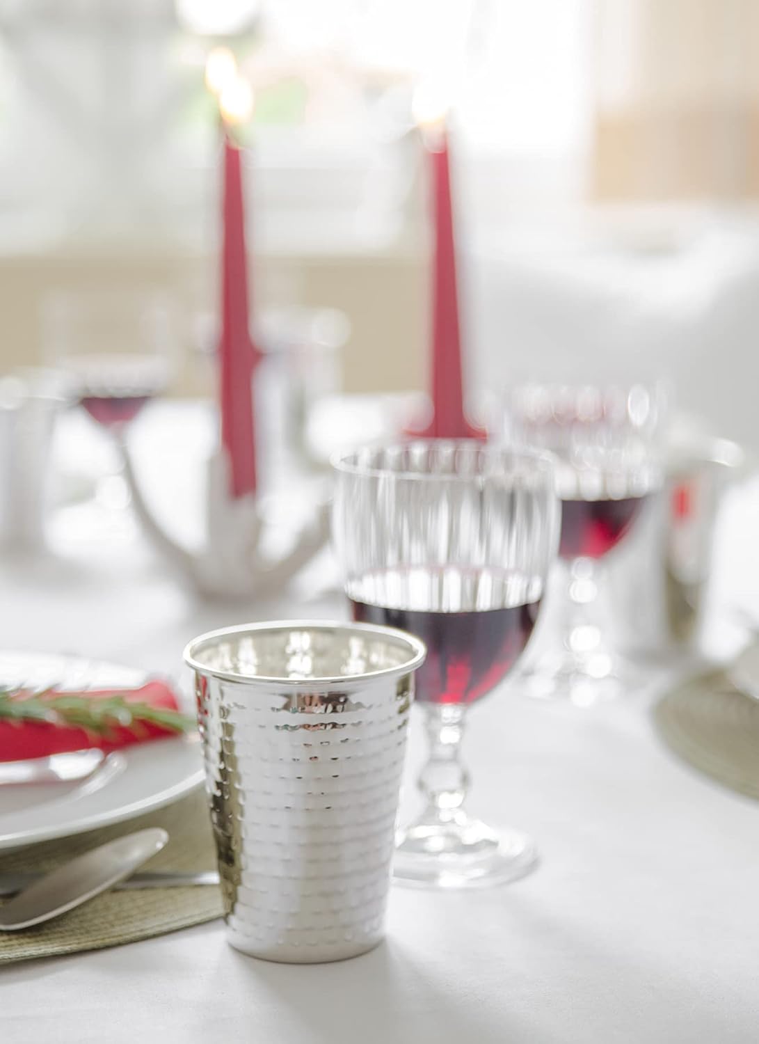 Edzard Set 4 Tazze da Bere Mido Placcate Argento - immagine 4