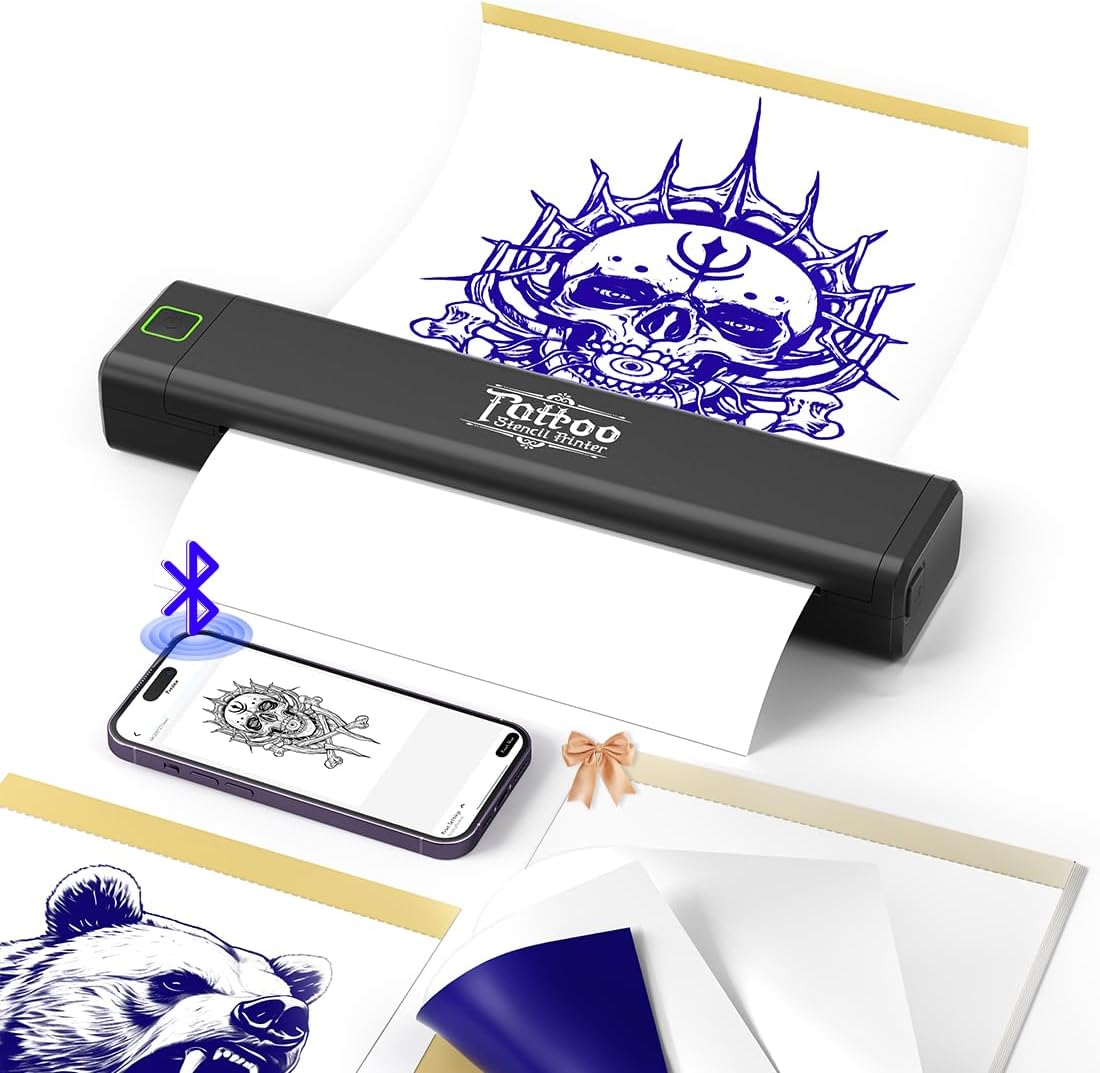 Stampante Tattoo Stencil P84 Bluetooth - immagine 1