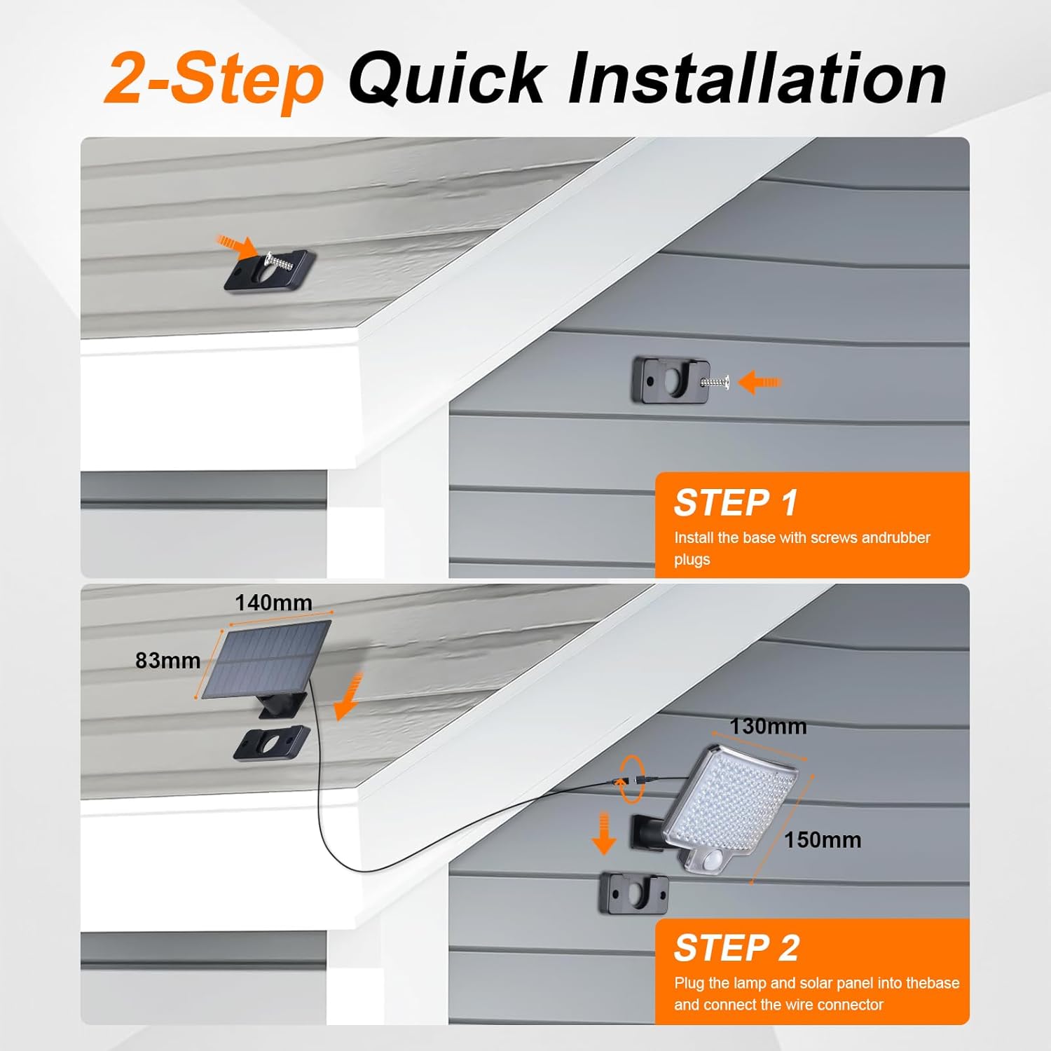 Grifema Lampada Solare Esterno con Sensore Movimento - immagine 7