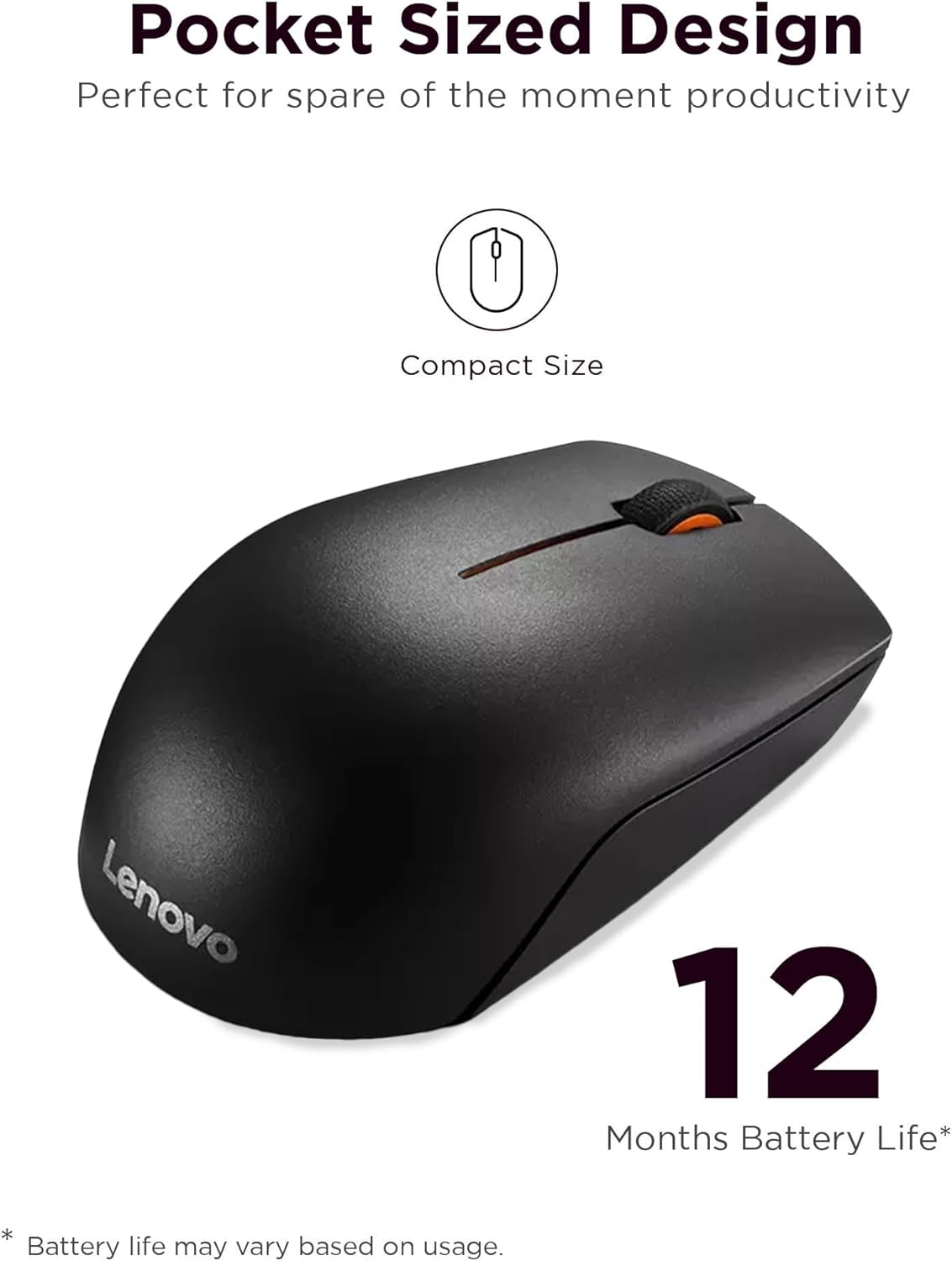 Lenovo WL300 GX30 K79401 - Mouse PC/MAC - immagine 5
