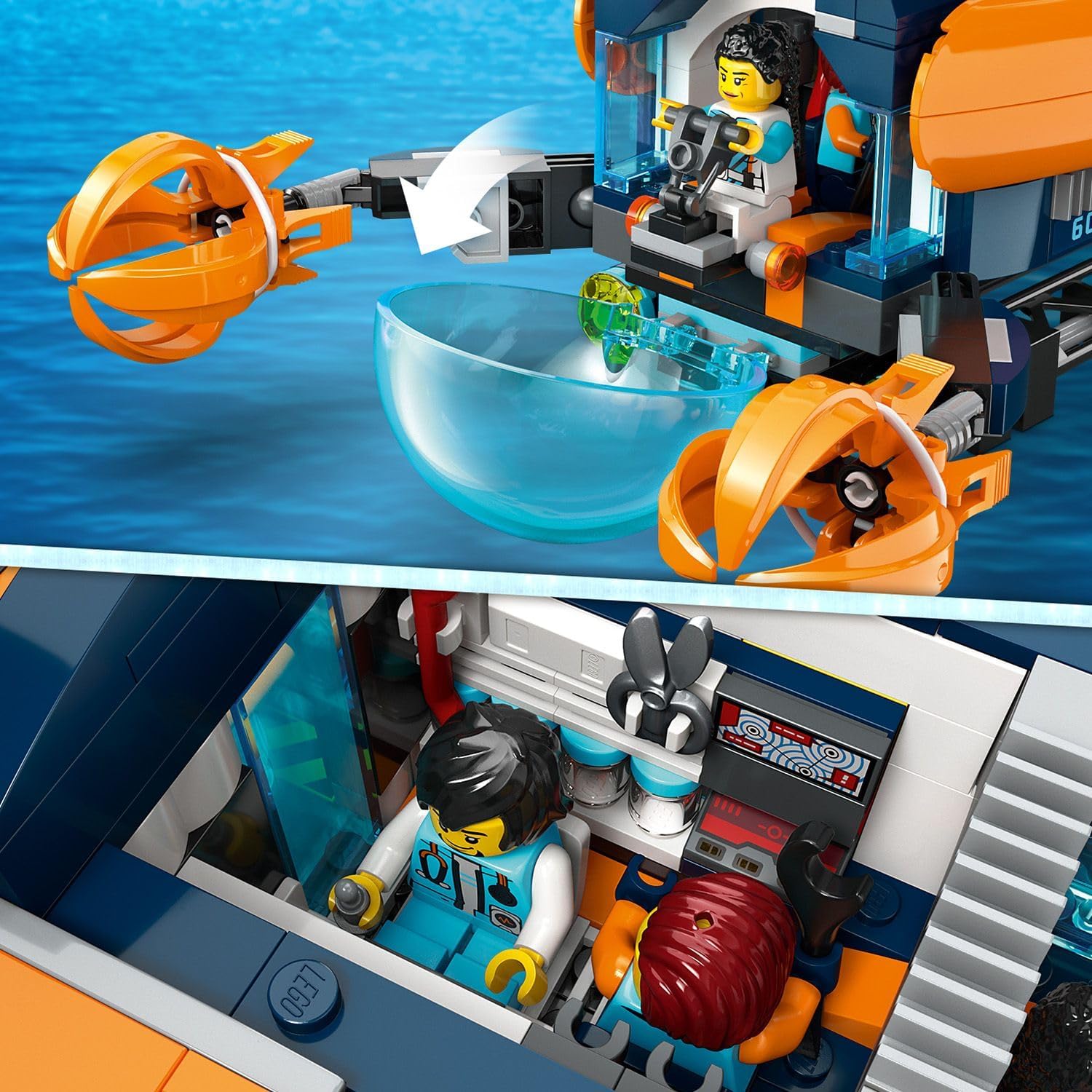 Lego City Esplorazione Sottomarino del Mare Profondo 60379 - immagine 6