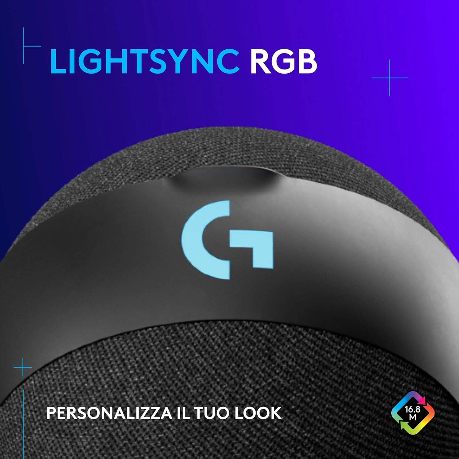 Logitech G Yeti Orb - Microfono a Condensatore RGB per Gaming, Nero - immagine 2