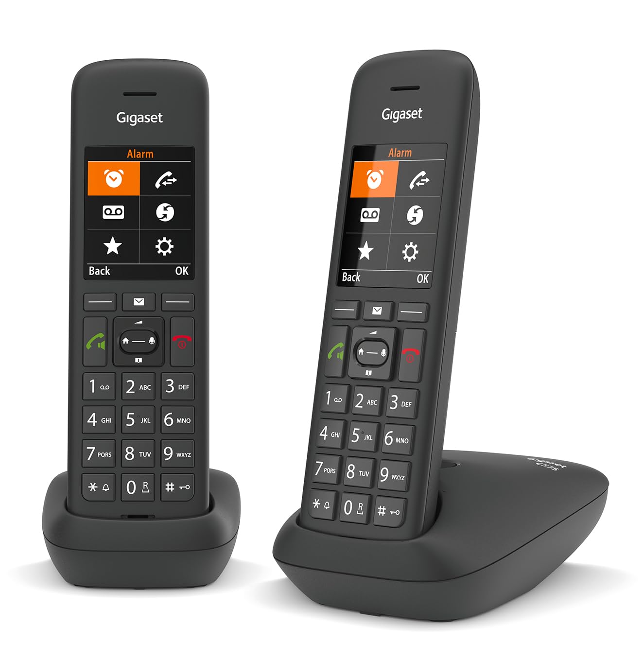Gigaset C575 Duo - Telefoni Cordless, Nero