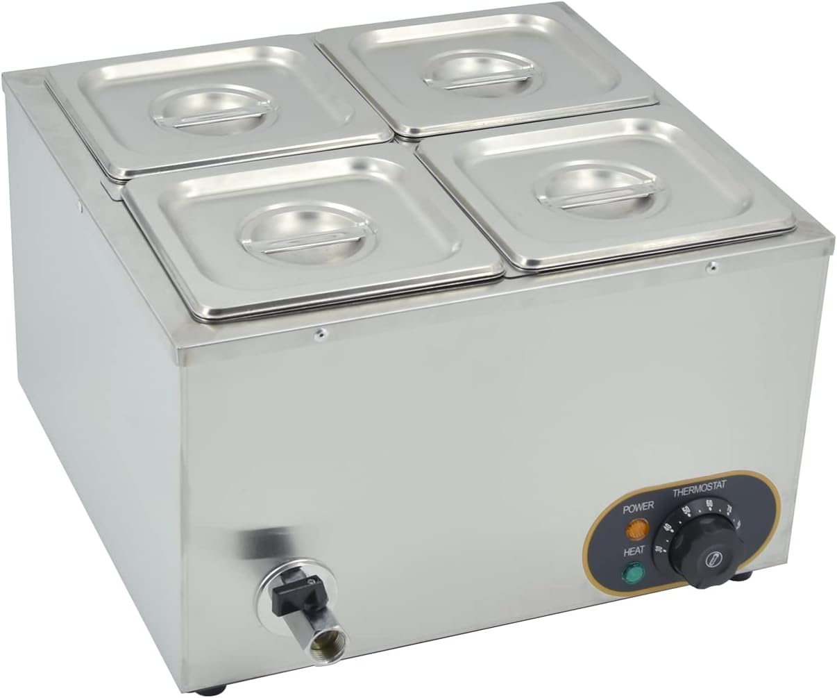 Mootaco Bagno Marie Elettrico in Acciaio Inox