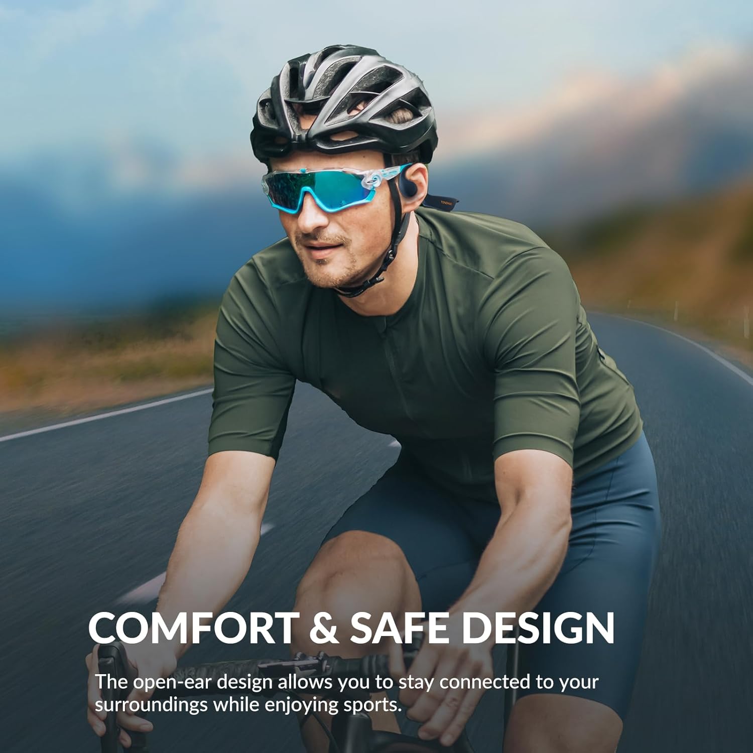 Tonemac Q5 Cuffie Bluetooth 5.3 Conduzione Aerea IPX7 - immagine 5