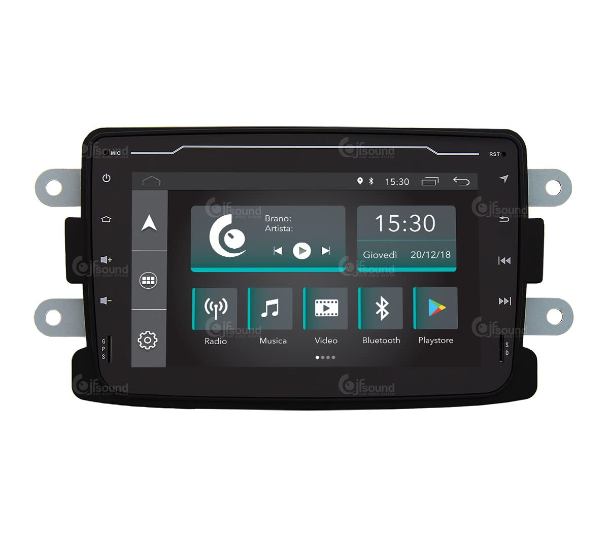 Autoradio Custom Fit per Dacia Duster Android 7"