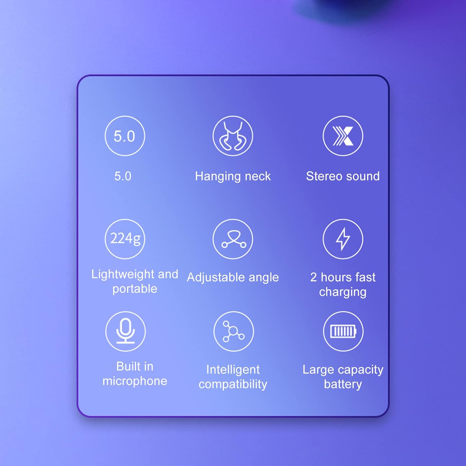 Altoparlante Bluetooth con Archetto da Collo Wireless - immagine 3