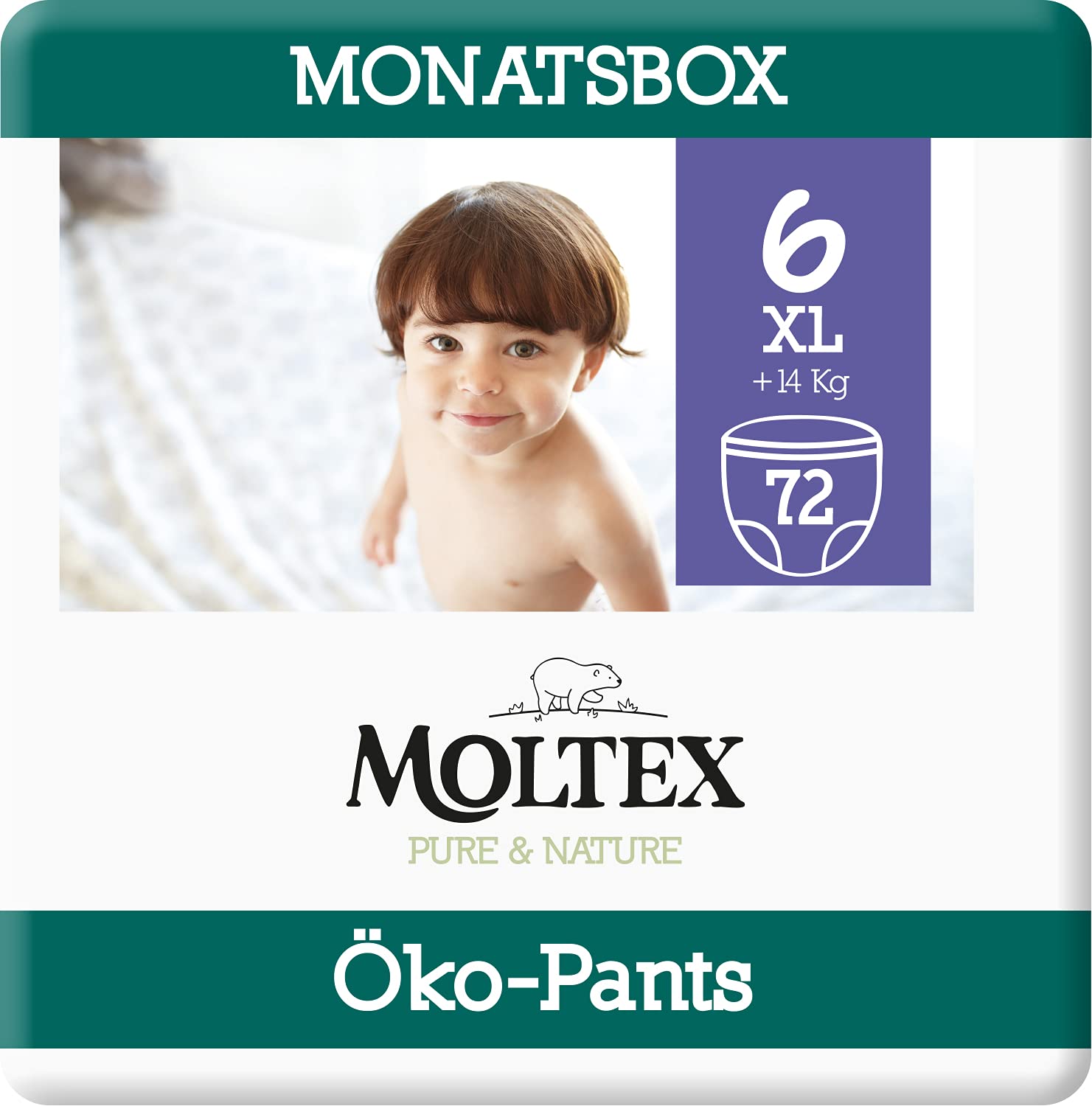 Moltex Pure & Nature Pants Ecologici Taglia 6 (+14 kg)