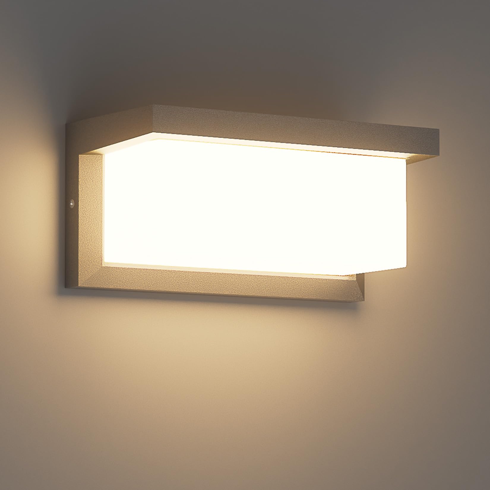 Klighten 24W LED Lampada da Parete per Esterni Antracite