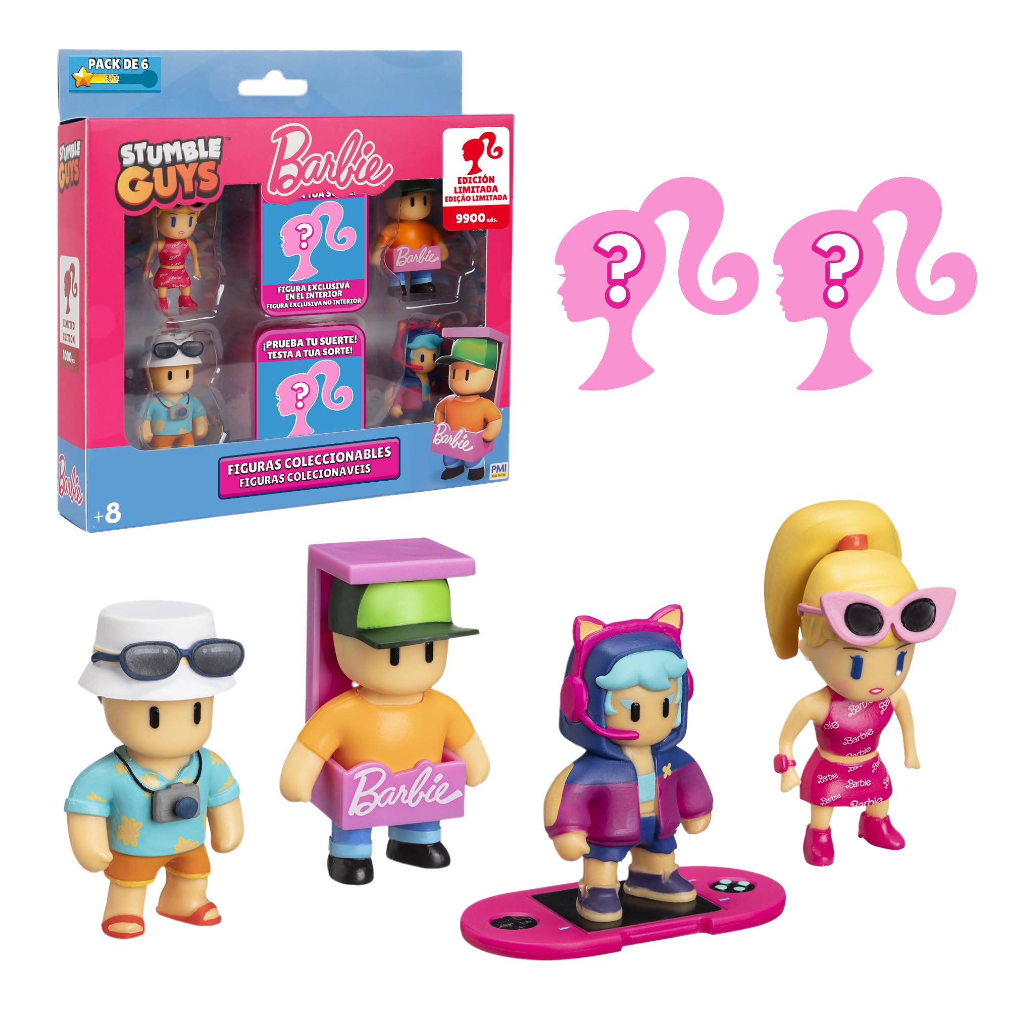 Bizak Stumble Guys X Barbie Pack Deluxe 6 figure (64110021)