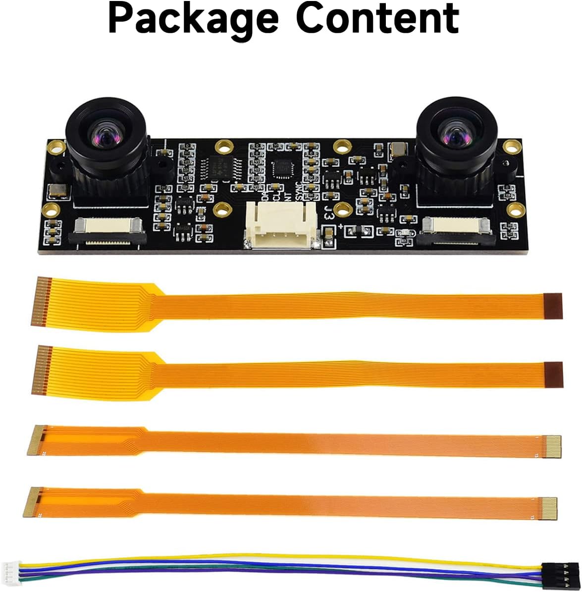 Waveshare IMX219-83 Stereo Camera 8MP Binoculare - immagine 2