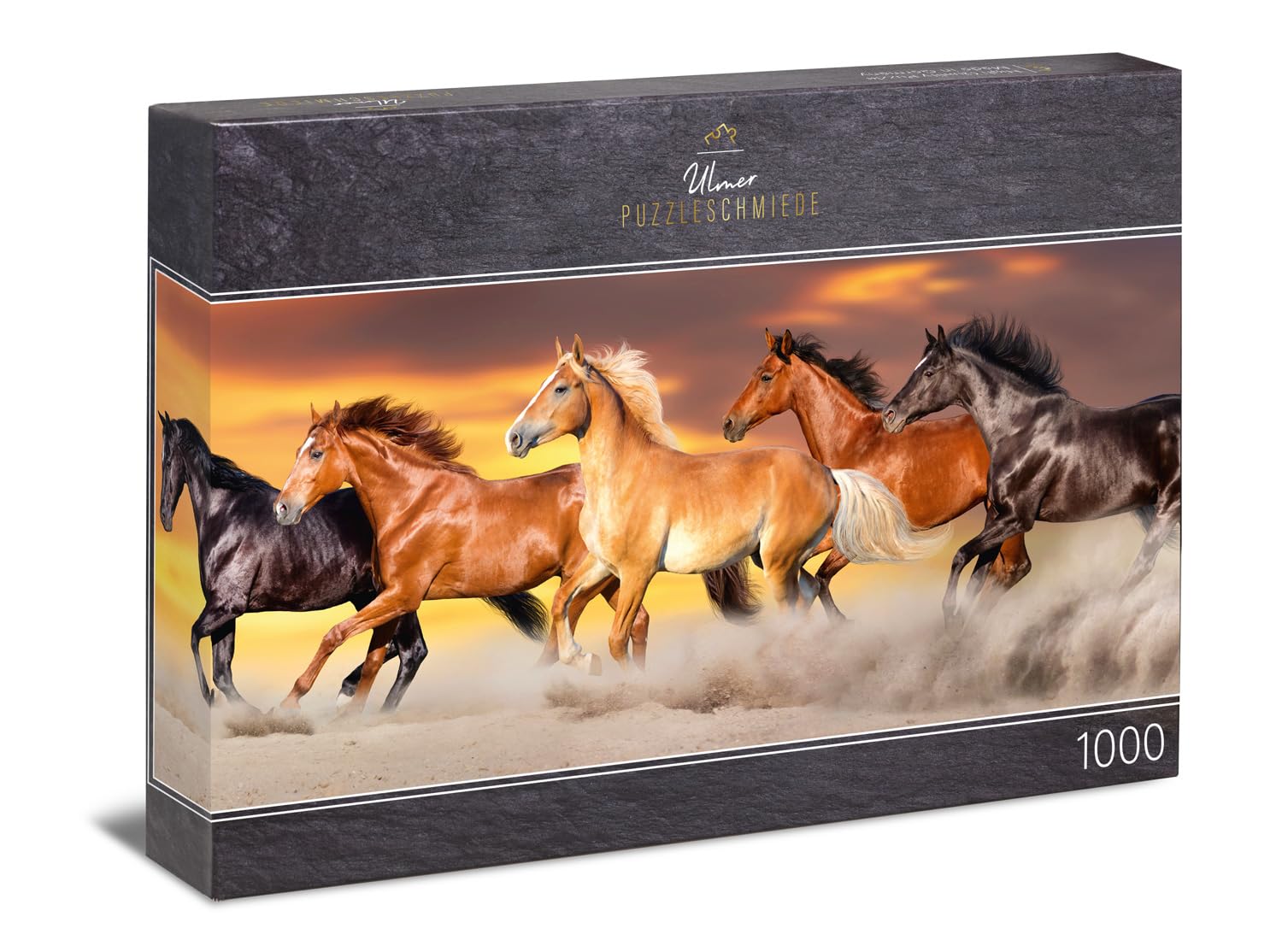 Ulmer Puzzleschmiede - Puzzle Cavalli "Tempesta di Sabbia"