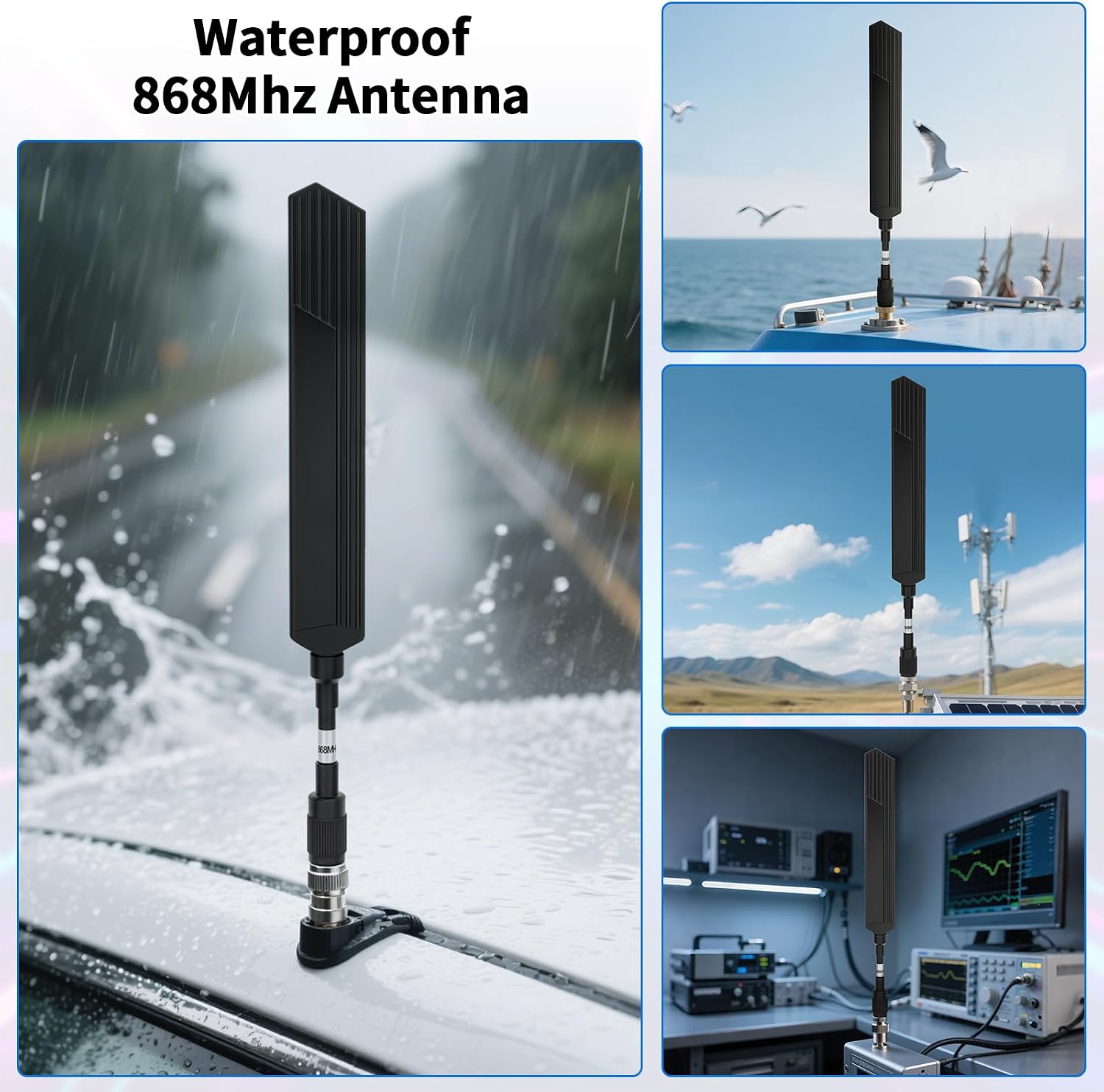 Mesh tastic 850-900 MHz LoRa Antenna 10dBi Gain Long Range Outdoor ...