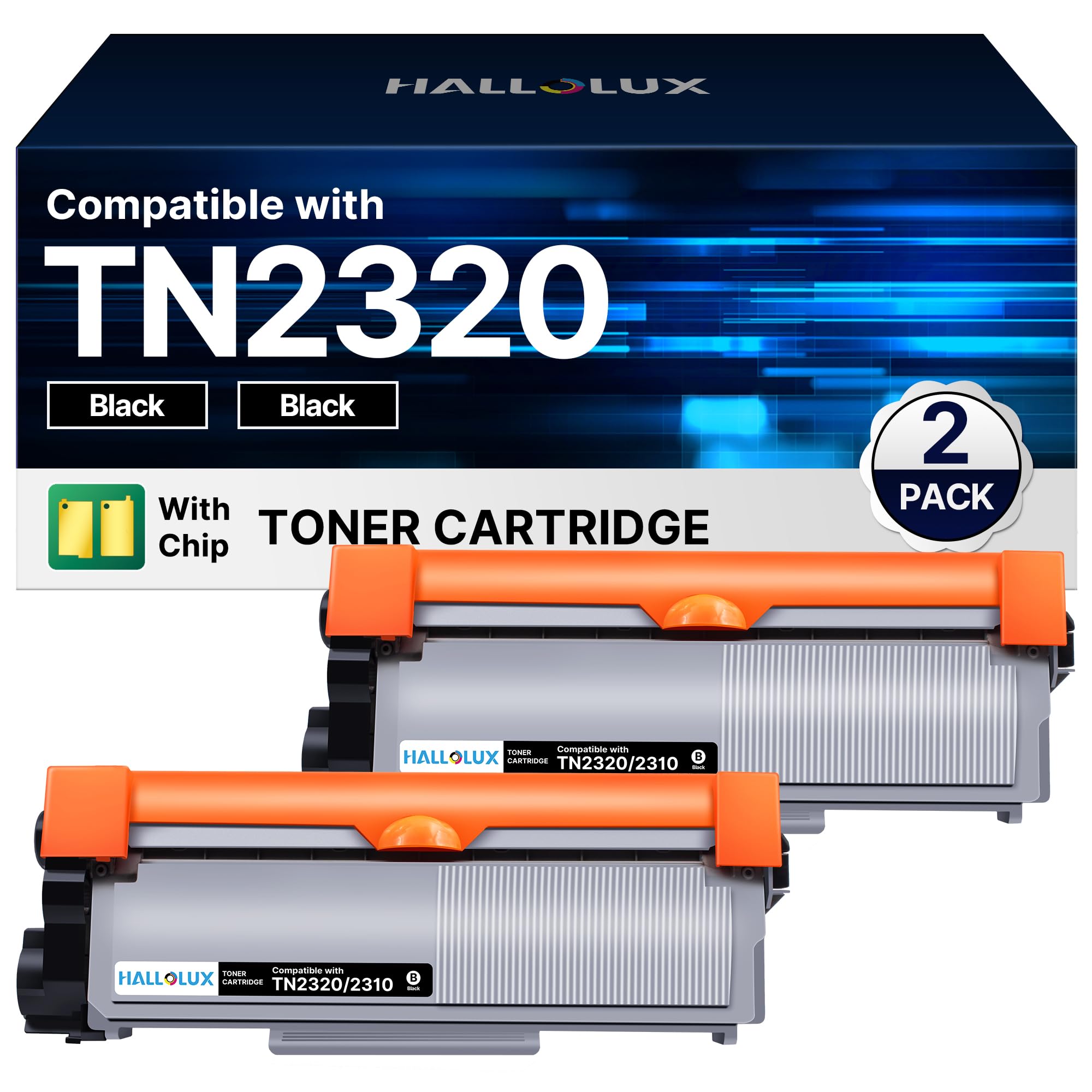 Hallolux TN2320 Toner Compatibile (2 Nero)