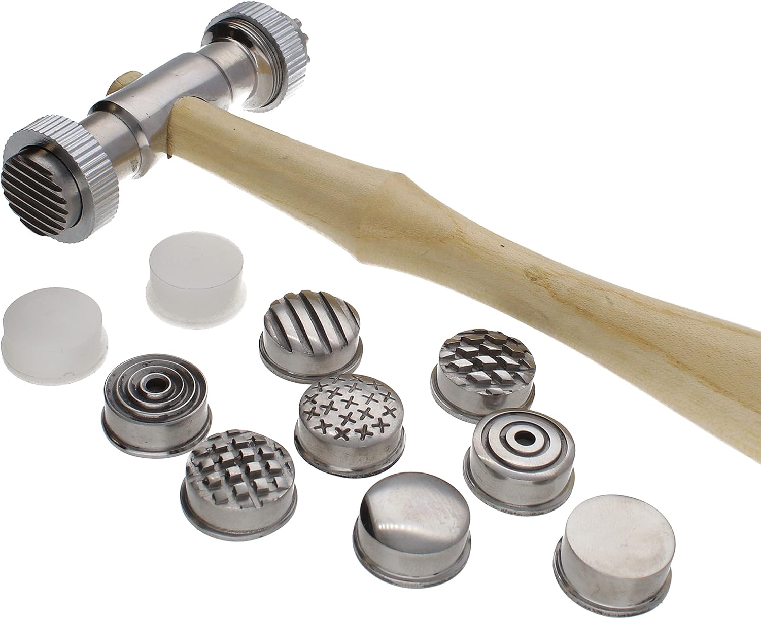 Beadsmith - Martello traforato con testa intercambiabile, 13 pezzi, 26,7 cm