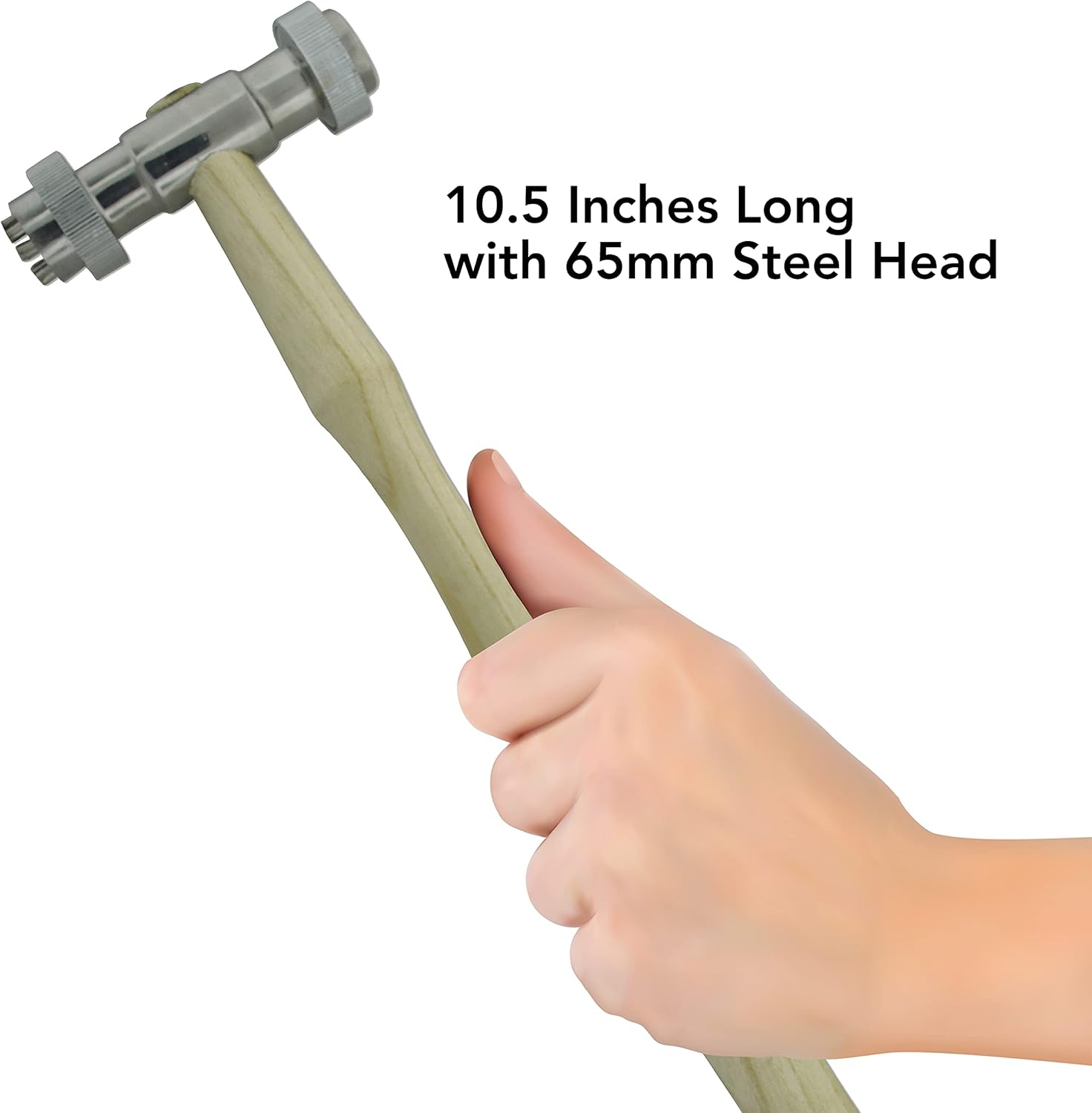 Beadsmith - Martello traforato con testa intercambiabile, 13 pezzi, 26,7 cm - immagine 4