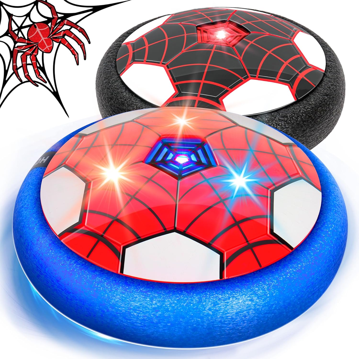 Spider Pallone Calcio Fluttuante 2 Pack con Luci LED - immagine 1